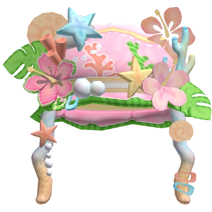 ♡ gyaru harajuku colourful summer hibiscus hat