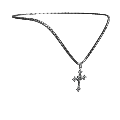 Cross Pendant with Diamonds