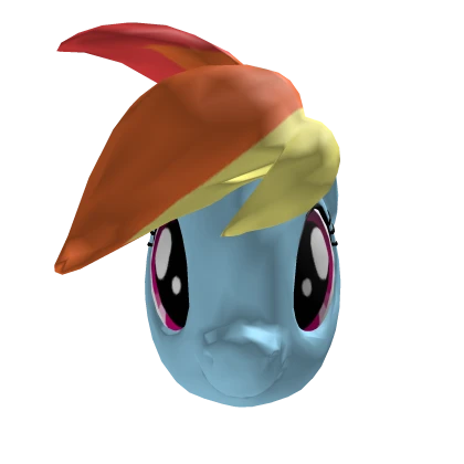 My Little Pony Rainbow Dash Head