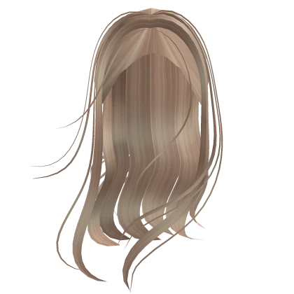 Blonde Cute Windy Hair