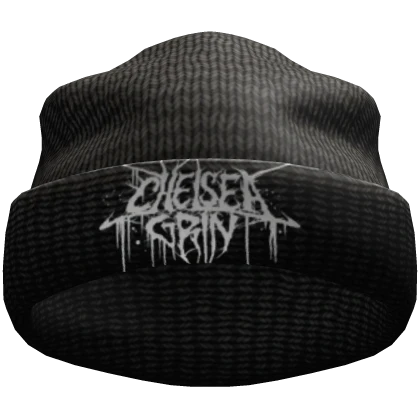 🕸️ Black Gothic Y2K Knitted Beanie 🕸️