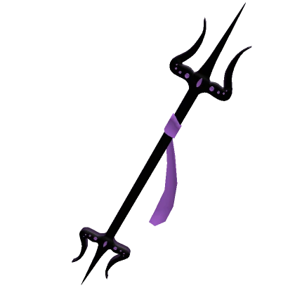 Black And Purple Trident