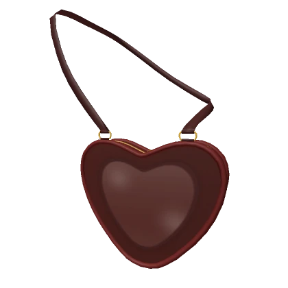 Dark Red Glam Heart Bag (3.0)