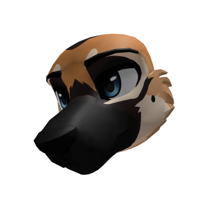 German Shepherd Head