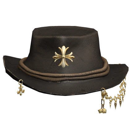 Y2k Chrome Hearts Cowboy Hat