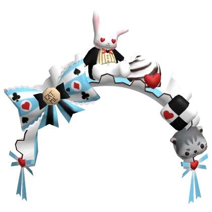 wonderland bunny harajuku sweet ruffle headband 