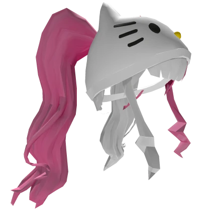 Cute Hello Kitty Beanie Hair Twintails