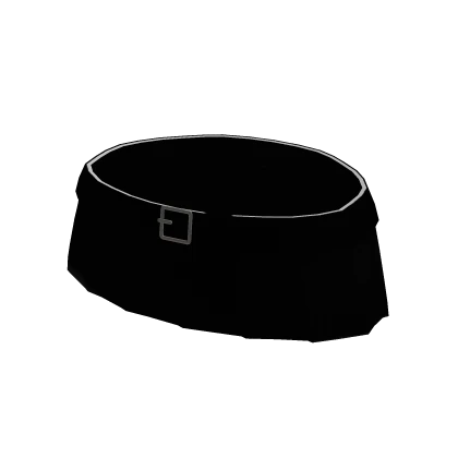 Black Mini Skirt w/ Belts