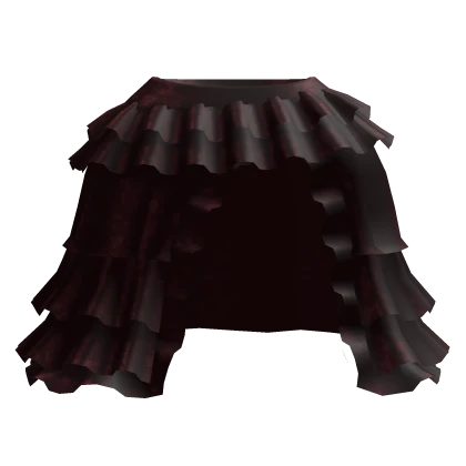 gothic victorian long ruffled skirt 3.0 red