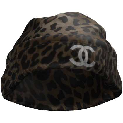 Cheetah Print CC Beanie