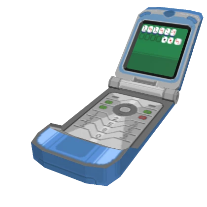 Retro Y2K Flip Phone Blue