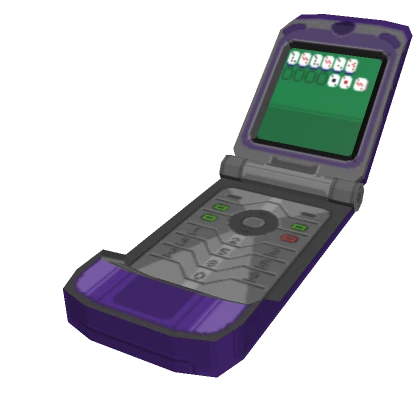 Retro Y2K Flip Phone Purple