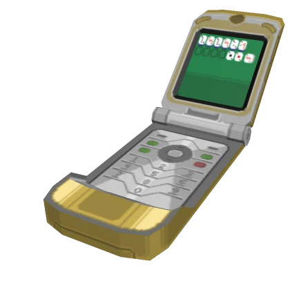 Retro Y2K Flip Phone Yellow