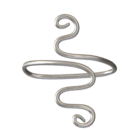 Swirl Silver Arm Band Cuff [3.0]