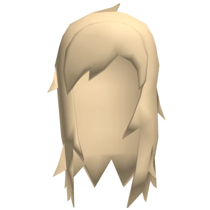 messy blonde scene low poly hair retro