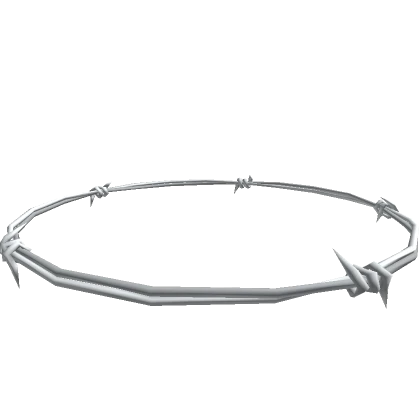 Silver Barbed Wire Halo