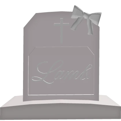 ❀ Cute Pink Lamb GraveStone