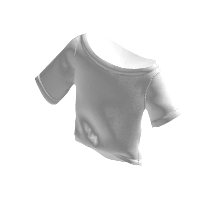 Oversized Tucked T-Shirt White