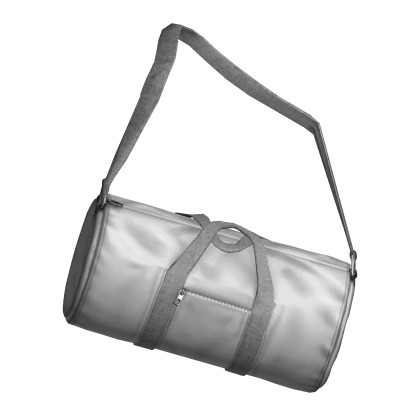 [3.0] White Duffel Gym Bag