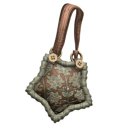 ☆ mori kei fairycore knitted vintage star purse