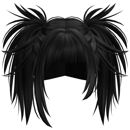 Punk Scene Pigtails (Black)