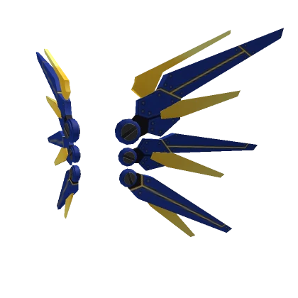 Blue Mecha Wings