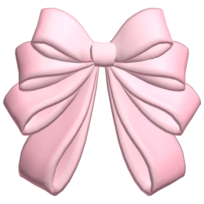 Pink Cute Basic Hair Bow 