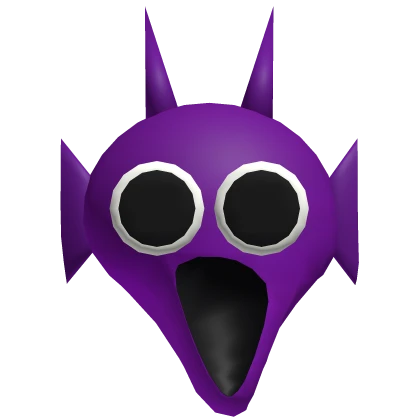 Purple Durple Horror Form Head from Sprunki