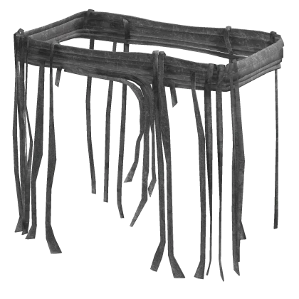 Wasteland Leather Belt (Gray)