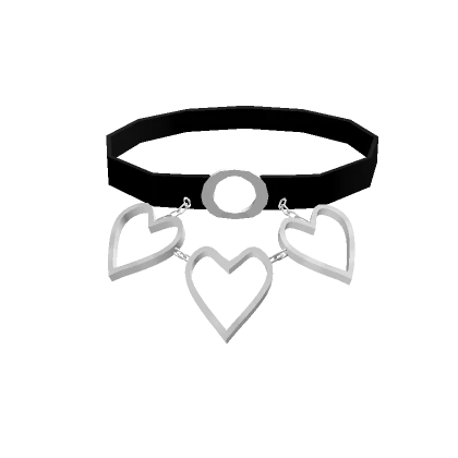 Black Triple Heart Choker (3.0)