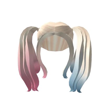 Pink and blue gamer Hairstyle