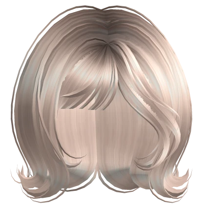 Short Girly Pixie Cut in Platinum Blonde