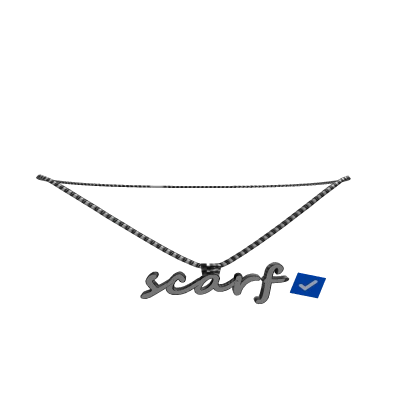 Scarf necklace