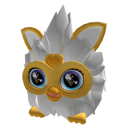 Emotional Support Furby Gold Glam