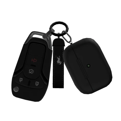 Ford Mustang Car Keys w/ Airpods