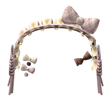 neapolitan kawaii bow headband 