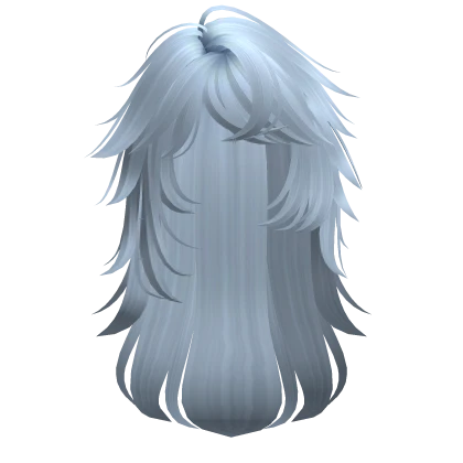 Messy Scene Emo Punk Spiky Hair in Sky Blue