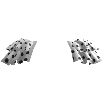 𖹭 cute white igari polka dot accent skirt ruffles