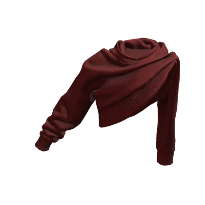 Red Raised Hoodie