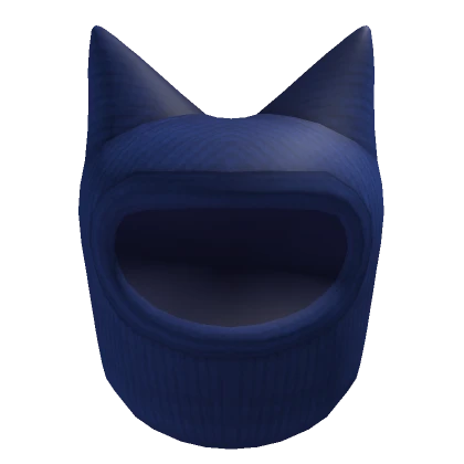 Blue Horned Ski Mask