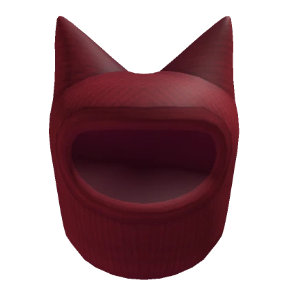 Red Horned Ski Mask