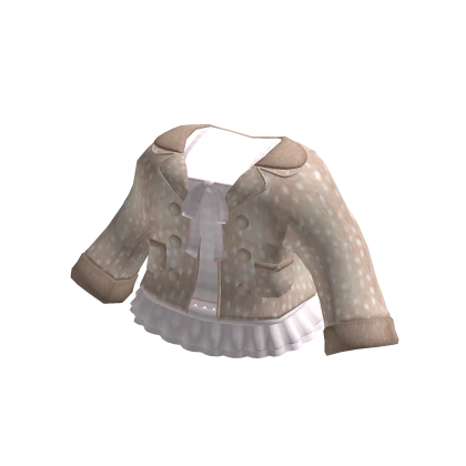 ♡ : brown fawn plaid sweetheart outfit