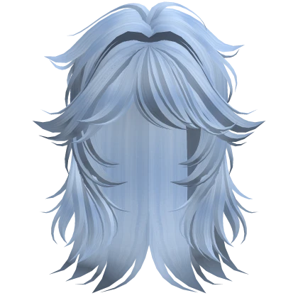 Demure Wavy Hairstyle (Blue)