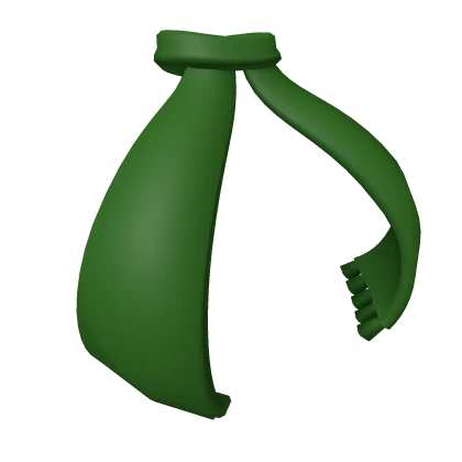Long Flowy Green Scarf