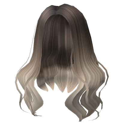 Y2K Flowy Waves in Blonde Ombre