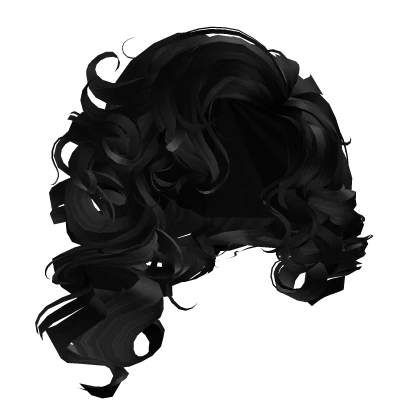 Hollywood glam curly hair - Black