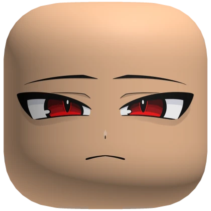 Stern Anime Protagonist Face - Light