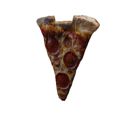 Realistic Pizza Slice