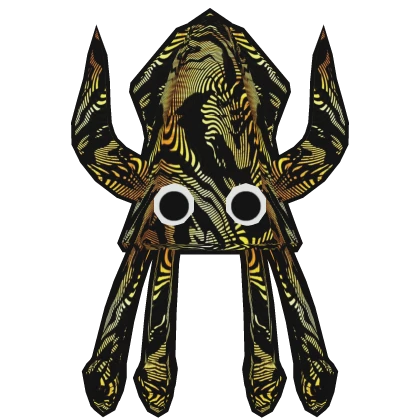 ✨ Neon Golden Luxury Squid