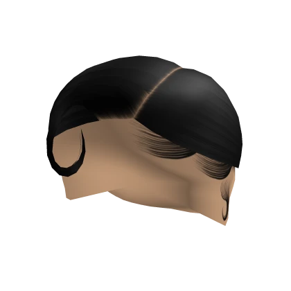 Elegant Hair W Bun [Black]